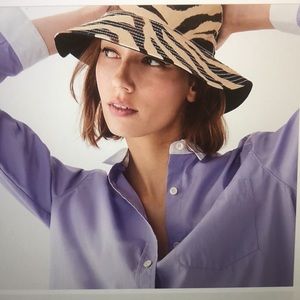 J. Crew Reversible Hat, NWT